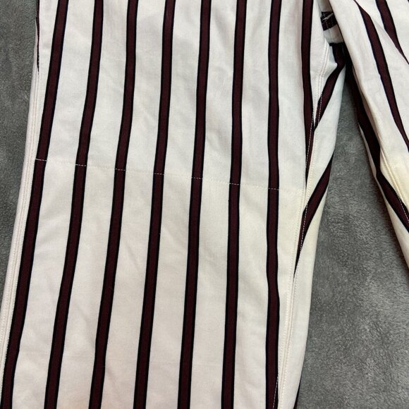 Vtg Boombah Ultimate Baseball Softball Pants White‎ Red Burgundy Stripes 38 Long - Picture 4 of 16